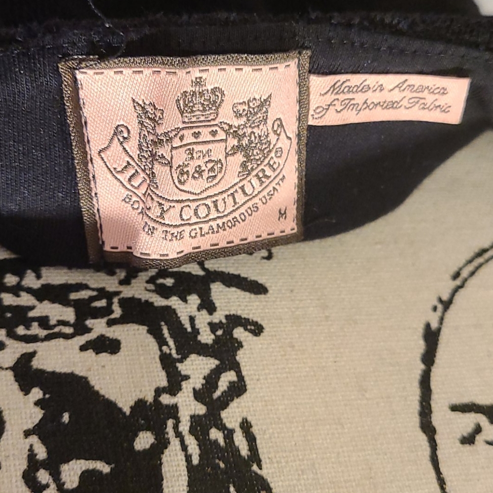 Juicy Couture romper in black terrycloth with gold - Picture 10 of 14